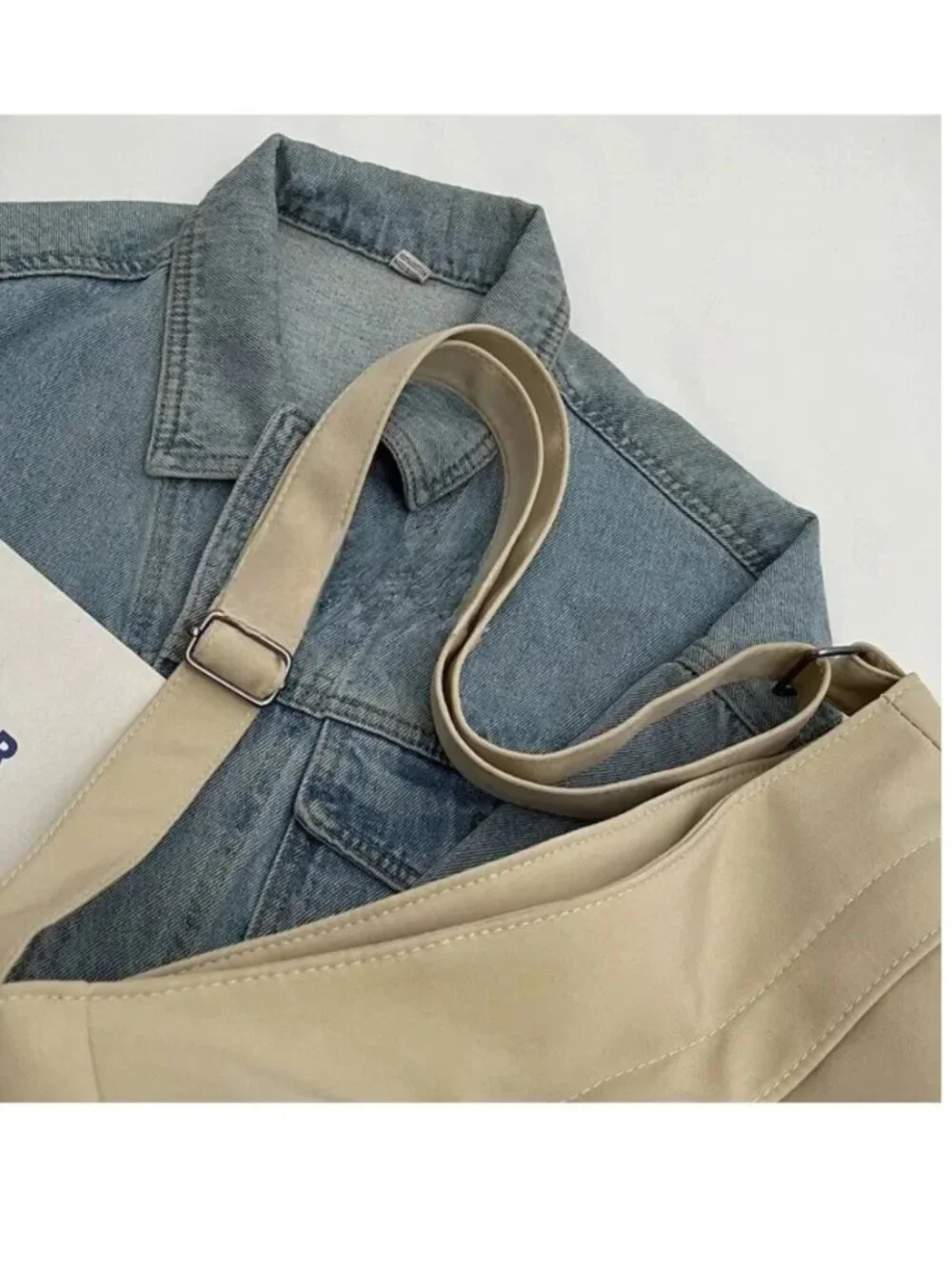 Large Capacity Retro Nylon Hobo  Tote Crossbody Shoulder Bag Lightweight beach